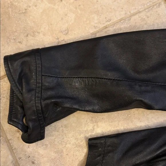 Marc New York Andrew Marc Black Leather Jacket - Picture 9 of 13